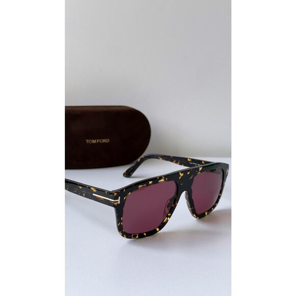 NEW Tom Ford FT0777 Thor Unisex Sunglasses in Havana Brown - Picture 3 of 7